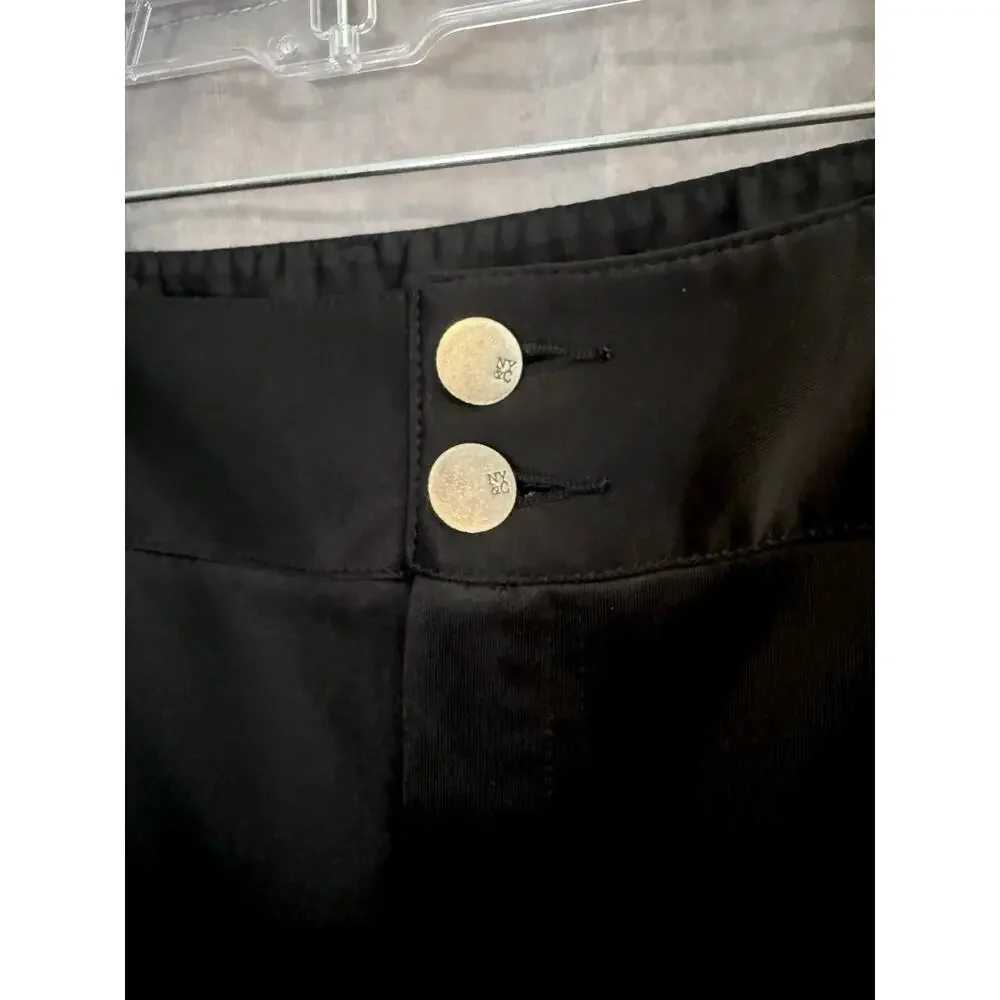 NY&C Tailored Stretch Dress Pants Trousers Satin Style New York & Company - Picture 7 of 9